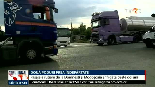 Pasajele rutiere de la Domnești și Mogoșoaia ar fi gata peste 2 ani 