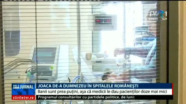 Joaca de-a Dumnezeu în spitalele românești