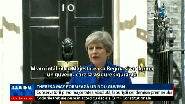 Theresa May, declarații în Downing Street 10
