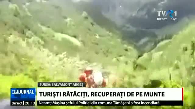 Turiști rătăciți recuperați de pe munte