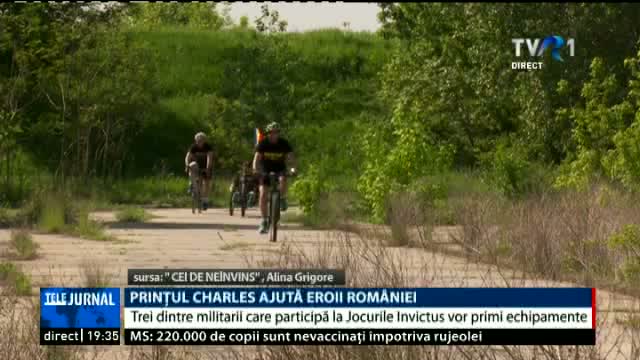 Prințul Charles ajută eroii României