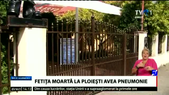 Fetița moartă la Ploiești avea pneumonie