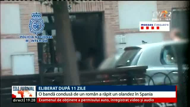 O bandă condusă de un român a răpit un olandez în Spania 