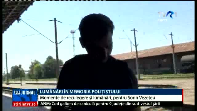 Omagiu politistului ucis în gara din Suceava 
