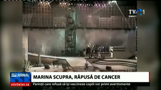 A murit cântăreața Marina Scupra 