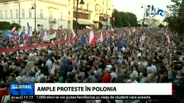 Ample proteste în Polonia 