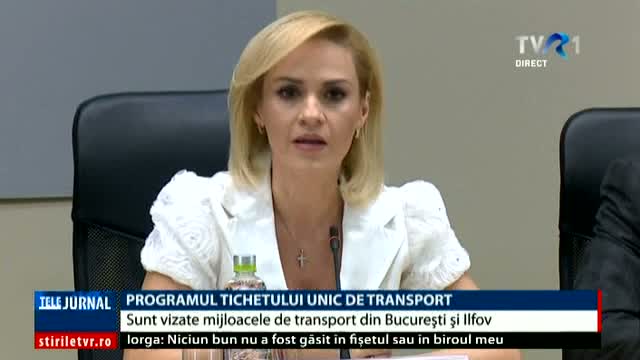 Programul tichetului unic de transport în București și Ilfov 
