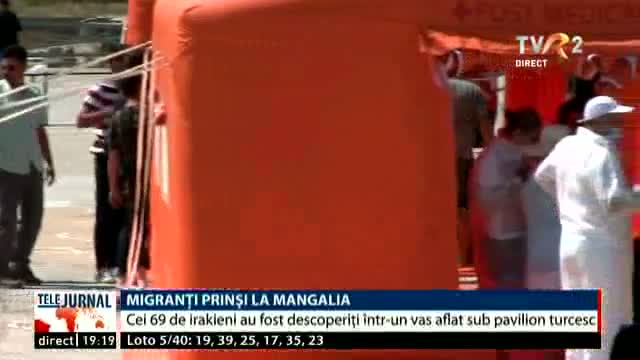 Migranți prinși la Mangalia