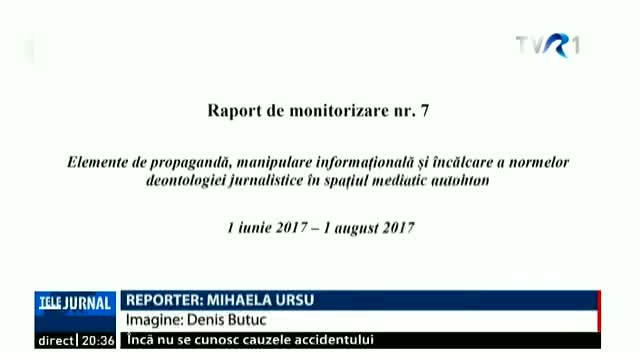Raport de monitorizare a presei de la Chișinău 