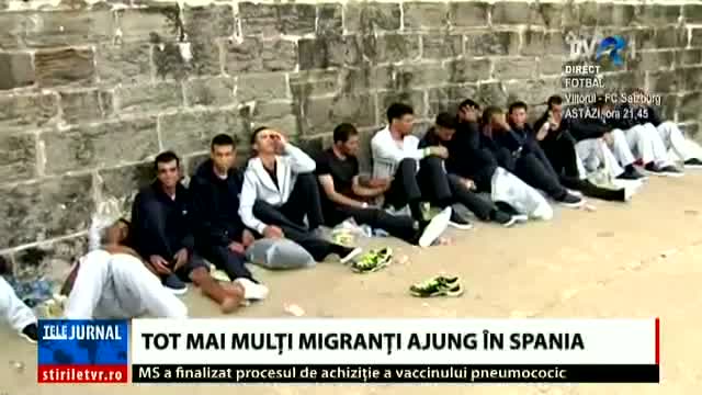 Tot mai mulți migranți ajung în Spania