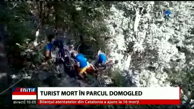 Turist mort in parcul Domogled