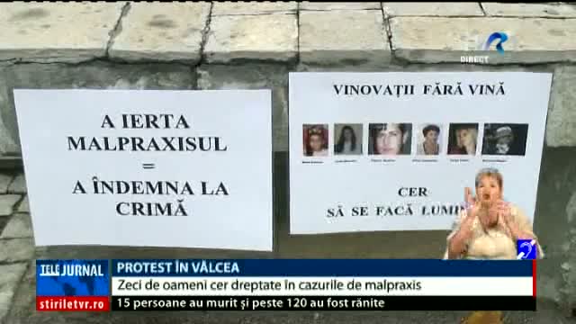 Protest în Vâlcea