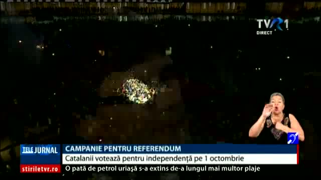 Campanie pentru referendum în Catalonia