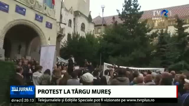 Protest la Târgu Mureș 