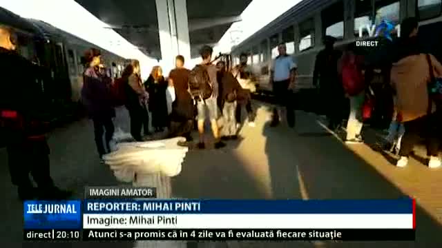 Trenuri cu migranți la Timișoara