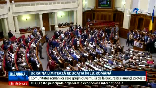 Ucraina limitează educația în limba română 