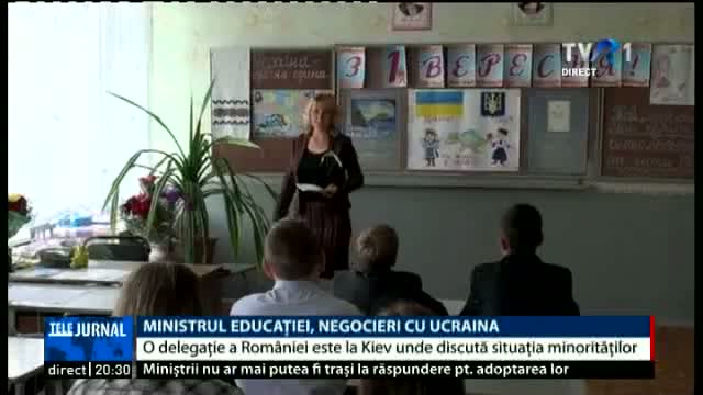 Ministrul Educației, negocieri cu Ucraina