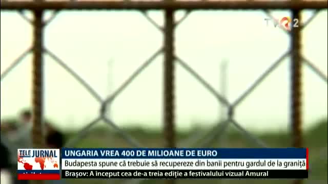 Ungaria vrea bani pentru gardul de la graniță 