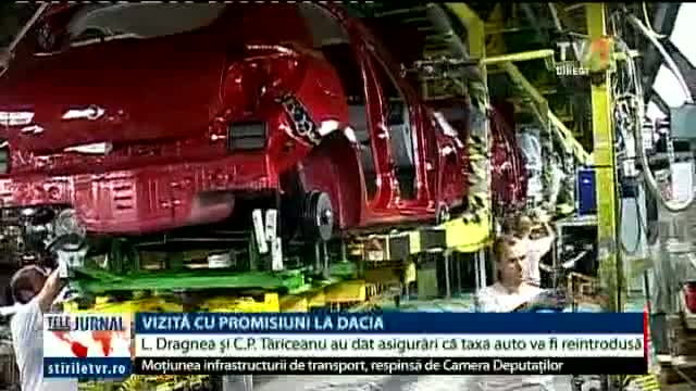 Vizită cu promisiuni la Dacia