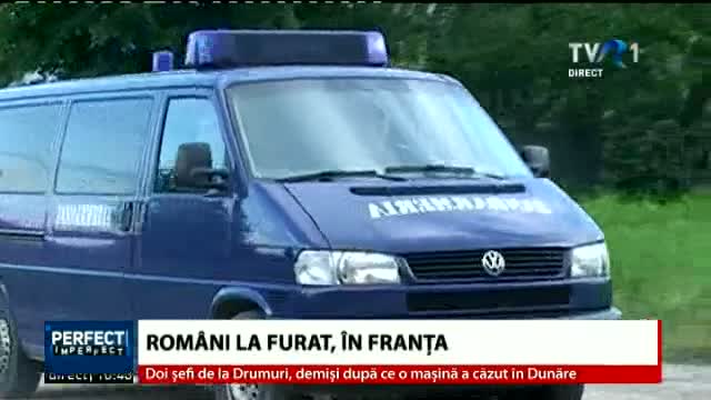 Români la furat, în Franța