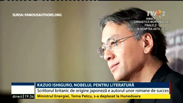 Kazuo Isihiguro, Nobelul pentru literatură