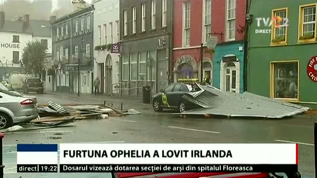 Furtuna Ophelia a lovit Irlanda 
