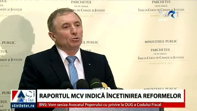 Procurorul general, Augustin Lazăr, despre raportul MCV
