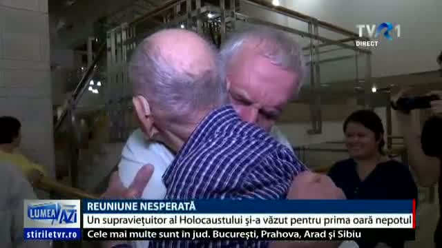 LUMEA AZI Un supraviețuitor al Holocaustului și-a văzut pentru prima oară nepotul 