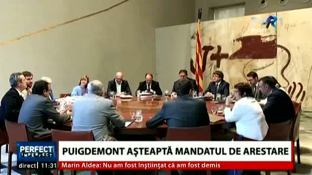 Puigdemont așteaptă mandatul de arestare