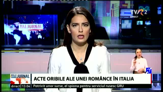 Acte oribile ale unei românce în Italia