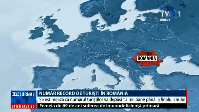 Număr record de turiști în România