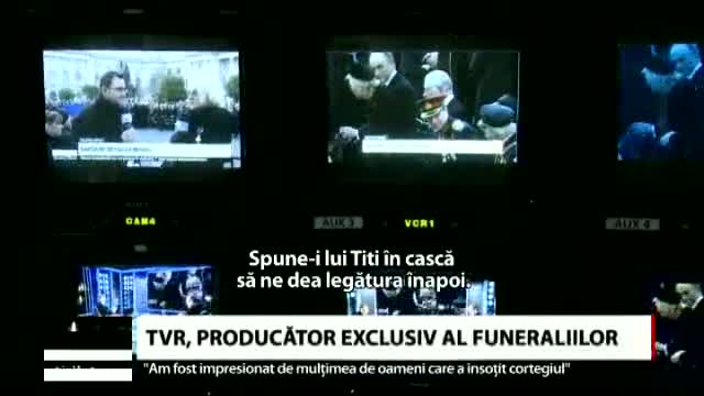 TVR, producător exclusiv al funeraliilor