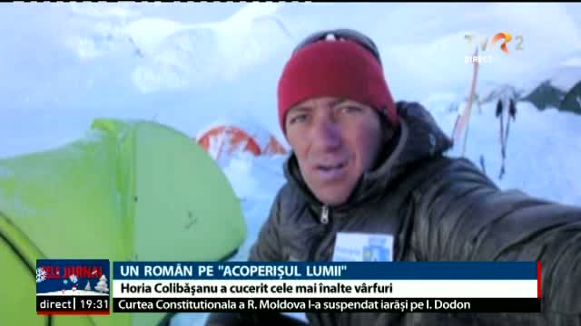 #eusuntromania Un român pe acoperișul lumii