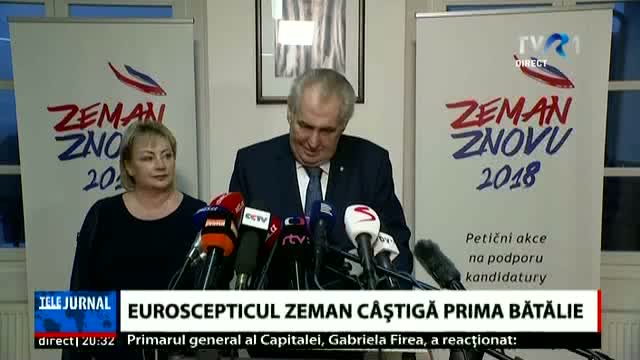 Euroscepticul Zeman câștigă prima bătălie