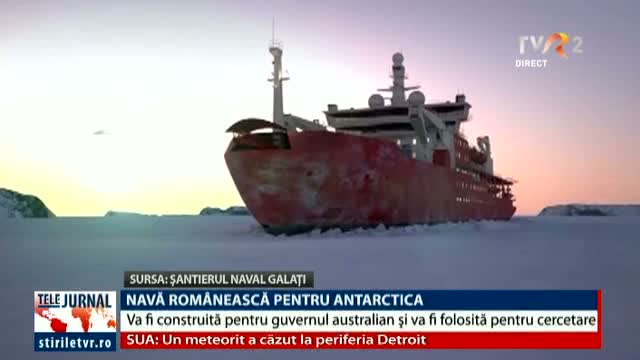 Navă românească pentru Antarctica 