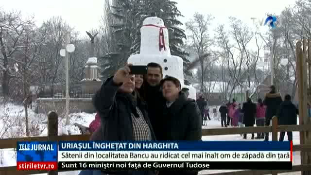 Uriașul de zăpadă din Harghita