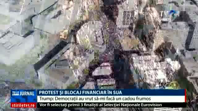 Protest și blocaj financiar în SUA