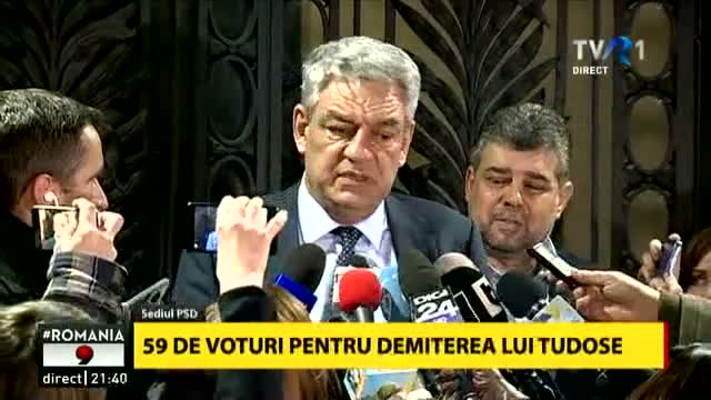 Mihai Tudose după CEx PSD: Partidul a hotărât că e nevoie de un alt guvern