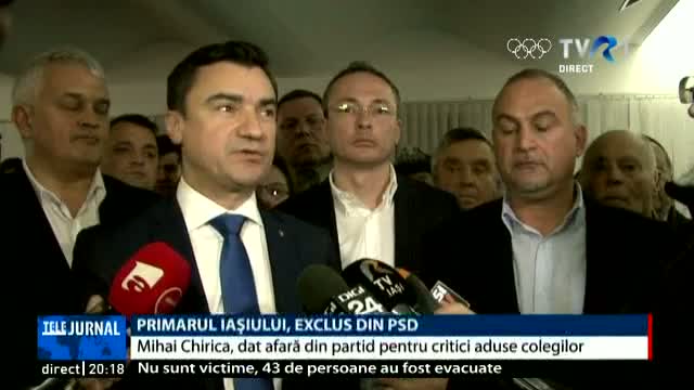 Mihai Chirica, exclus din PSD