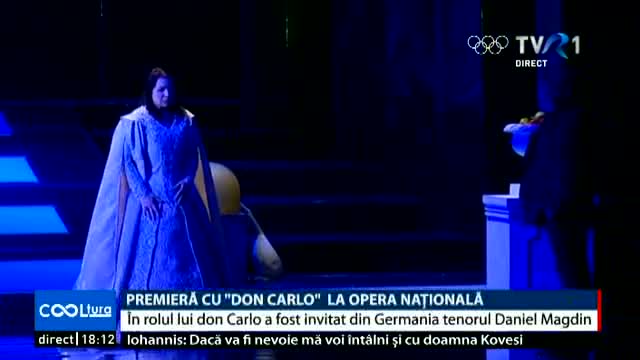 COOLTURA Premiera Don Carlo la Opera Națională