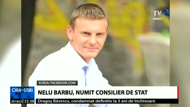 Nelu Barbu, numit consilier de stat 