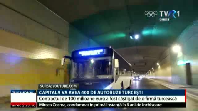 Capitala va avea 400 de autobuze turcești 