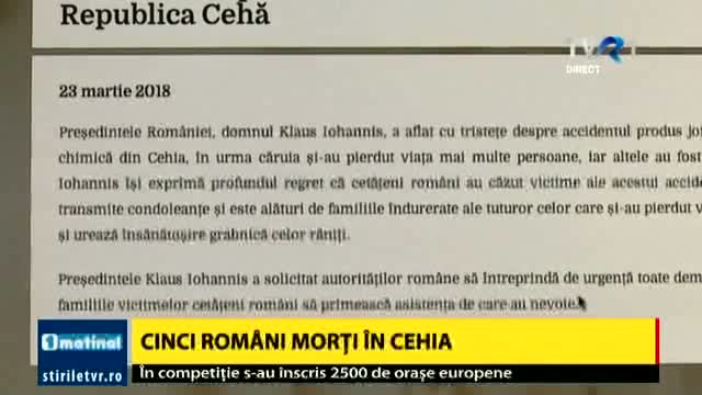 Cinci români morți în Cehia
