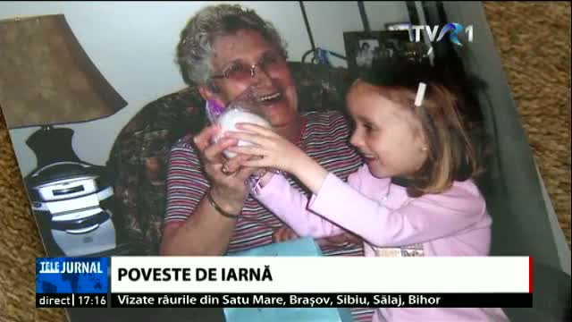 O bunică păstrează de 11 ani în congelator un bulgăre de zăpadă pe care i l-a oferit nepoțica