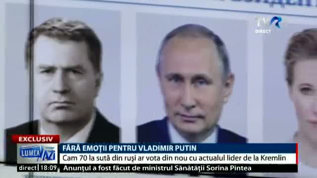 LUMEA AZI - Scrutin fără emoții pentru Vladimir Putin