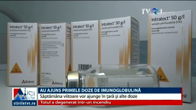 Ministrul Sănătății, despre sosirea unor noi doze de imunoglobulină 