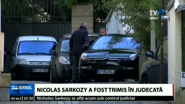 Sarkozy a fost trimis în judecată