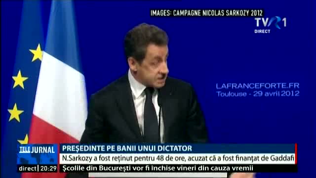 Nicolas Sarkozy, președinte pe banii unui dictator
