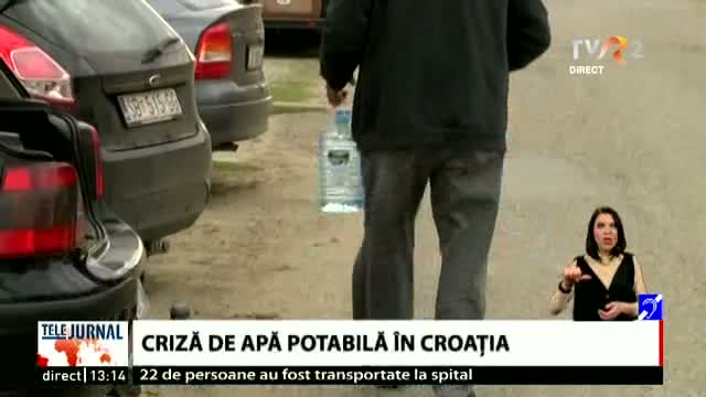 Criză de apă potabilă în Croația