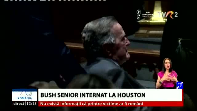 Bush senior, internat la Houston